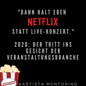 tritt ins gesicht der veranstaltungsbranche